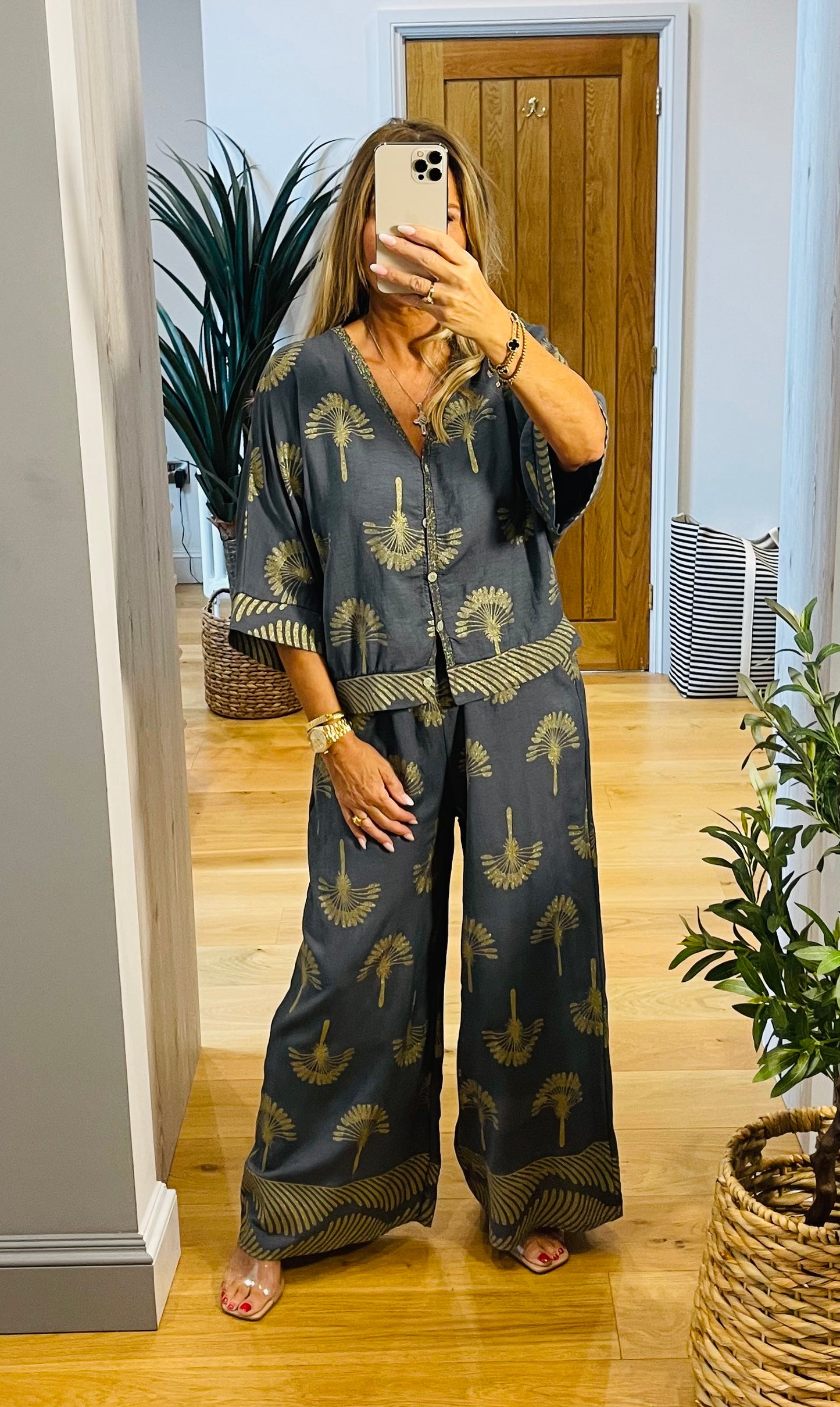 Corsica Palm Print Co-Ord