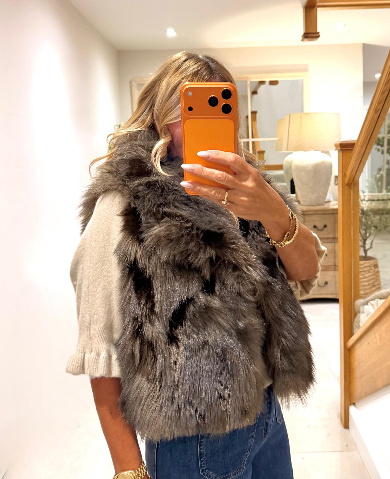 Helena Faux Fur Gillet