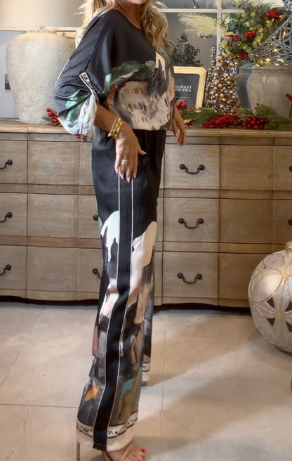 Positano Wide Leg Trouser Co-Ord