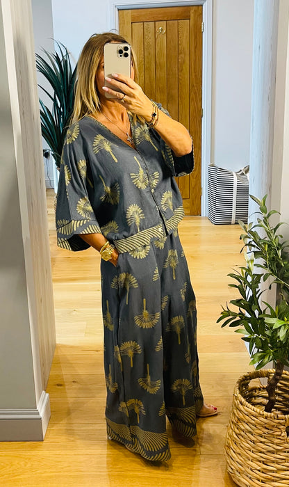 Corsica Palm Print Co-Ord