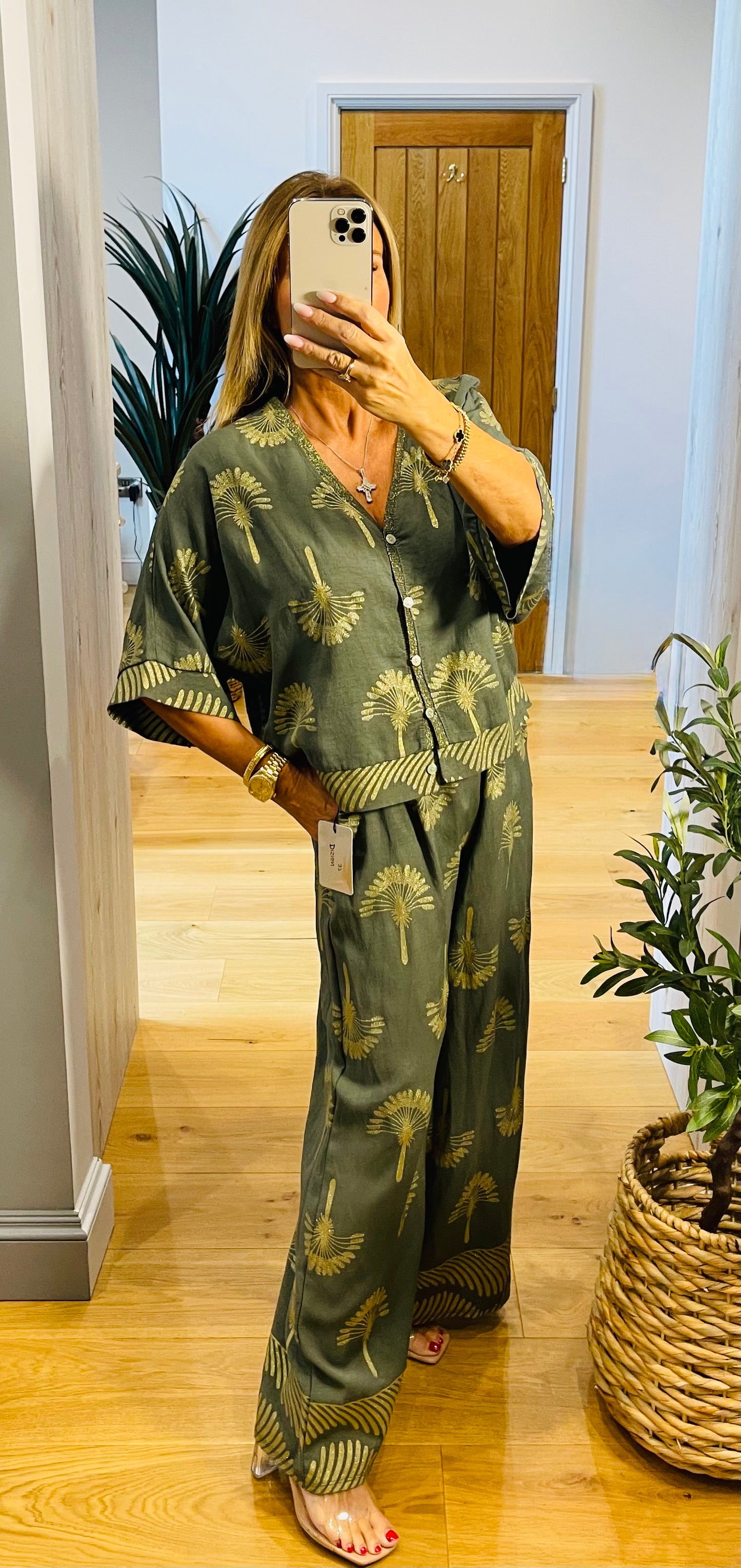 Corsica Palm Print Co-Ord
