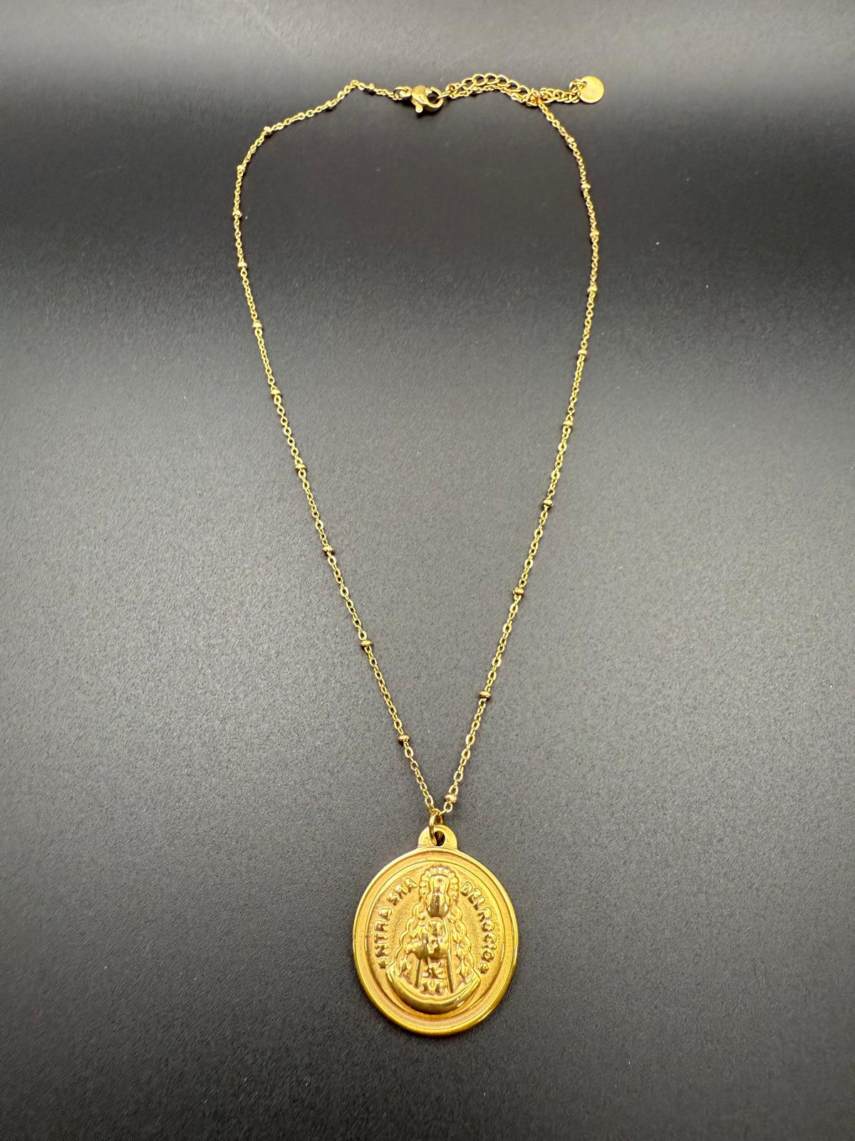 Maria Pendant Necklace on delicate ball chain