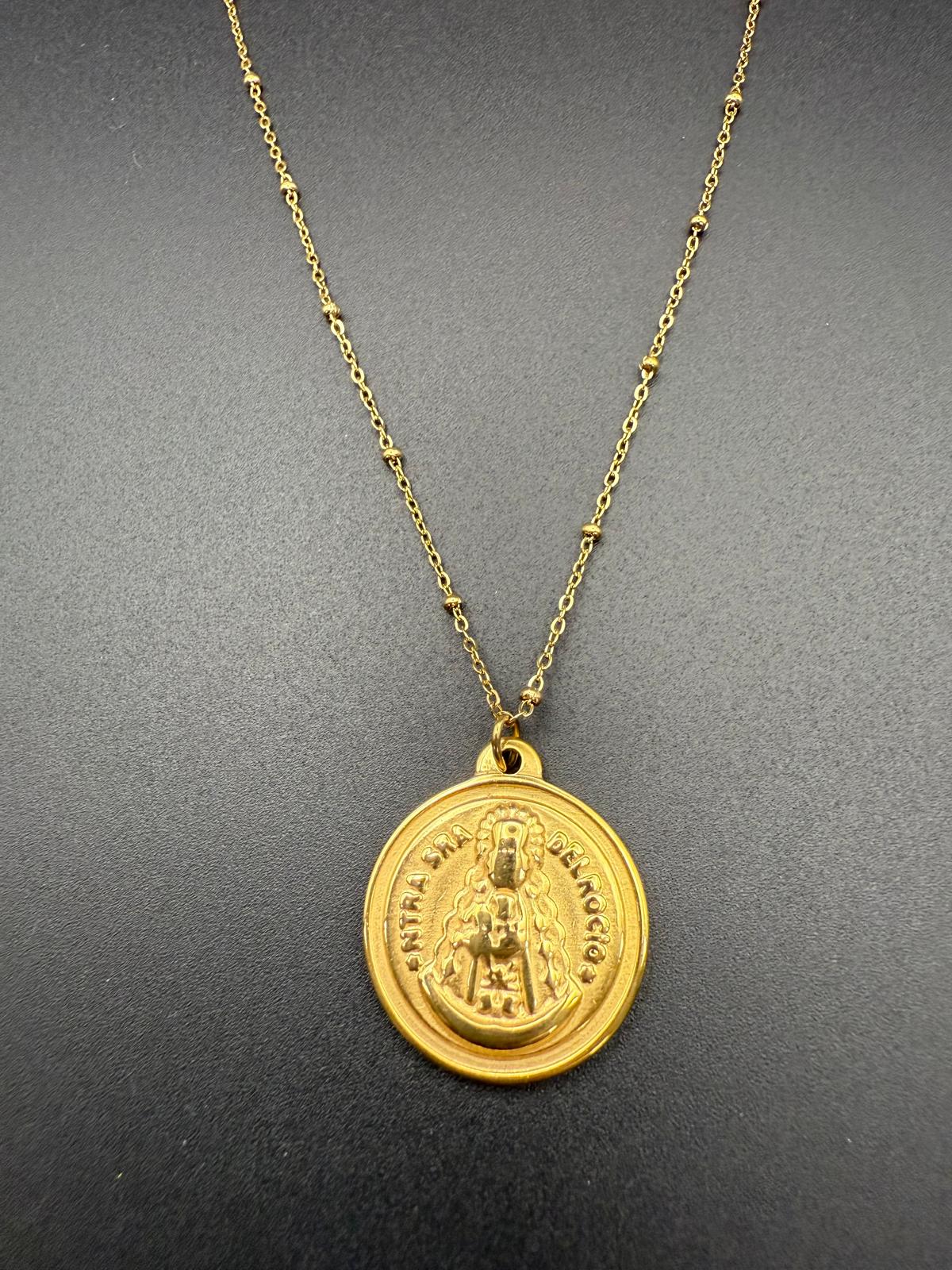 Maria Pendant Necklace on delicate ball chain