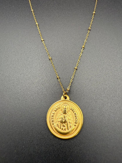 Maria Pendant Necklace on delicate ball chain