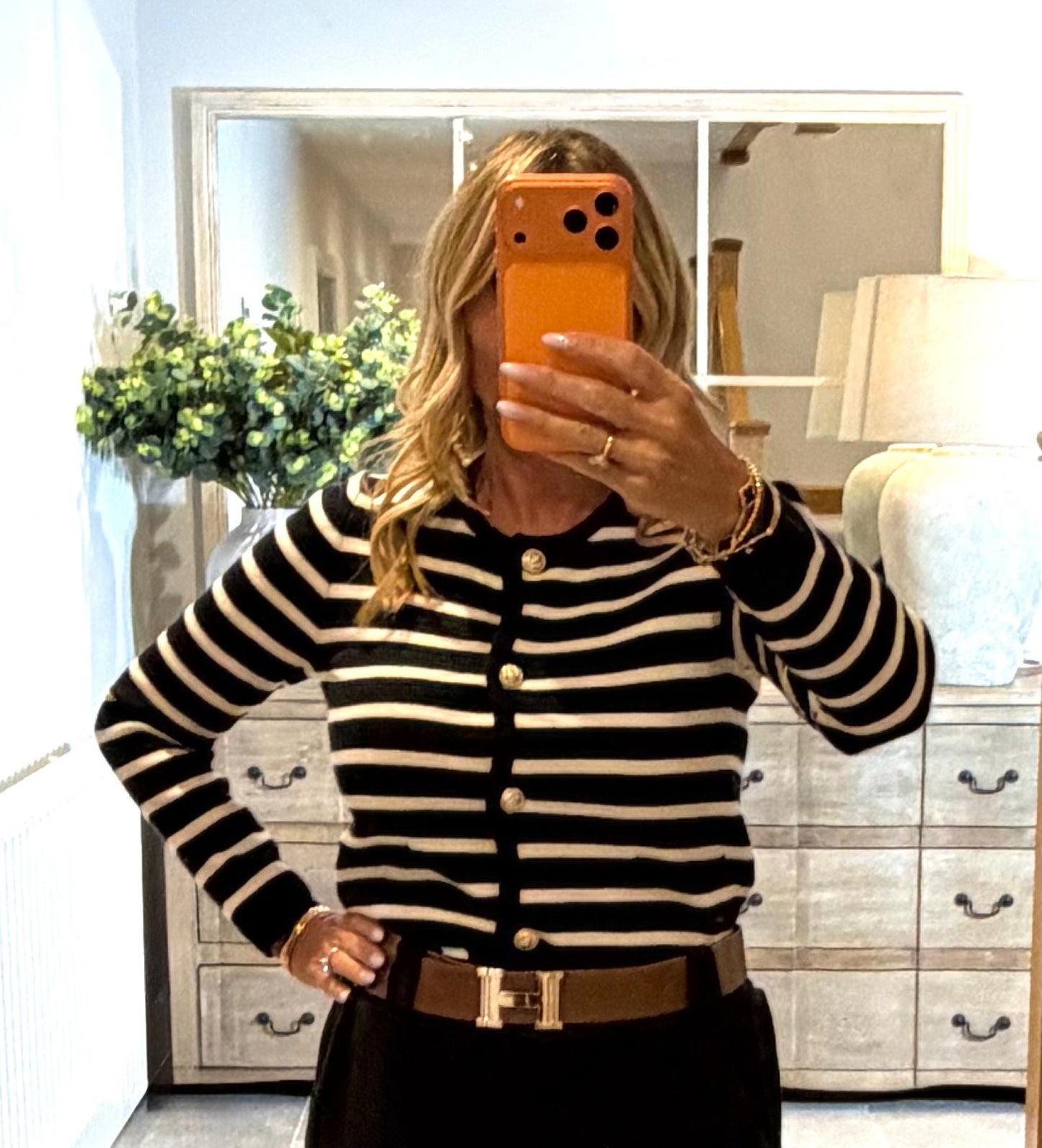 Clarissa Striped Cardigan