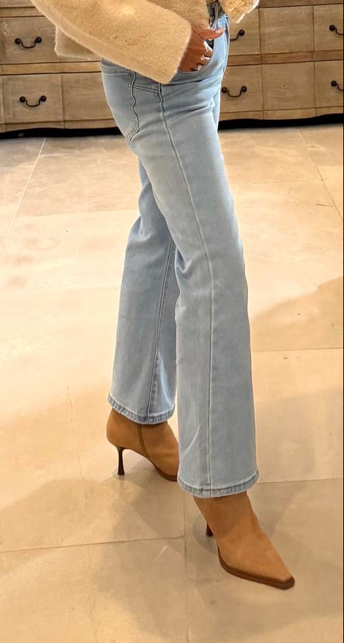 Jolie Boot Cut Faded Jeans