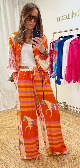 Clarence Horse Print Jacket and Trouser Set